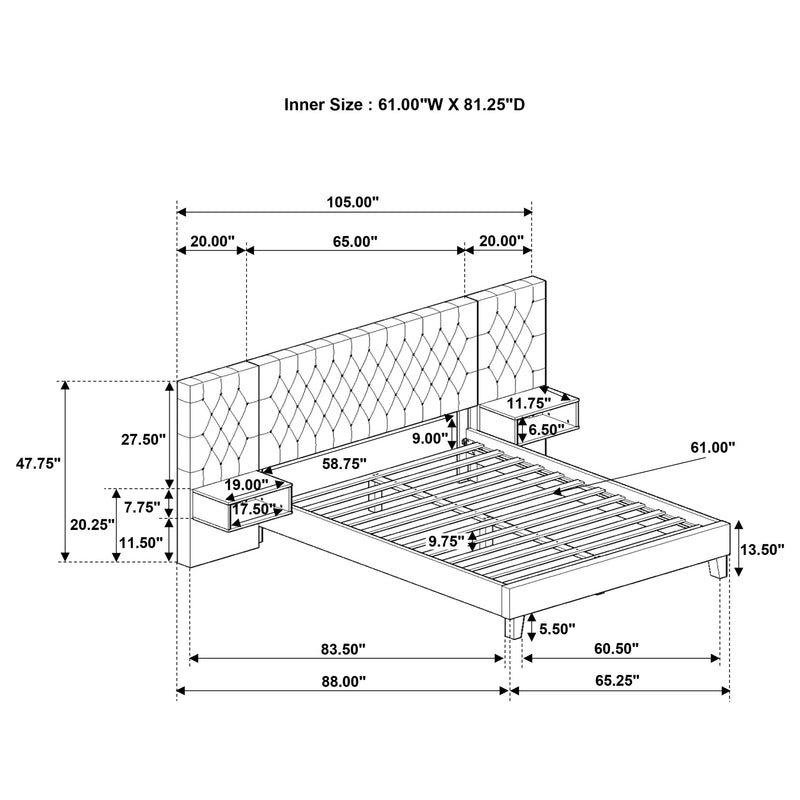 Marley Eastern King & Queen Bed