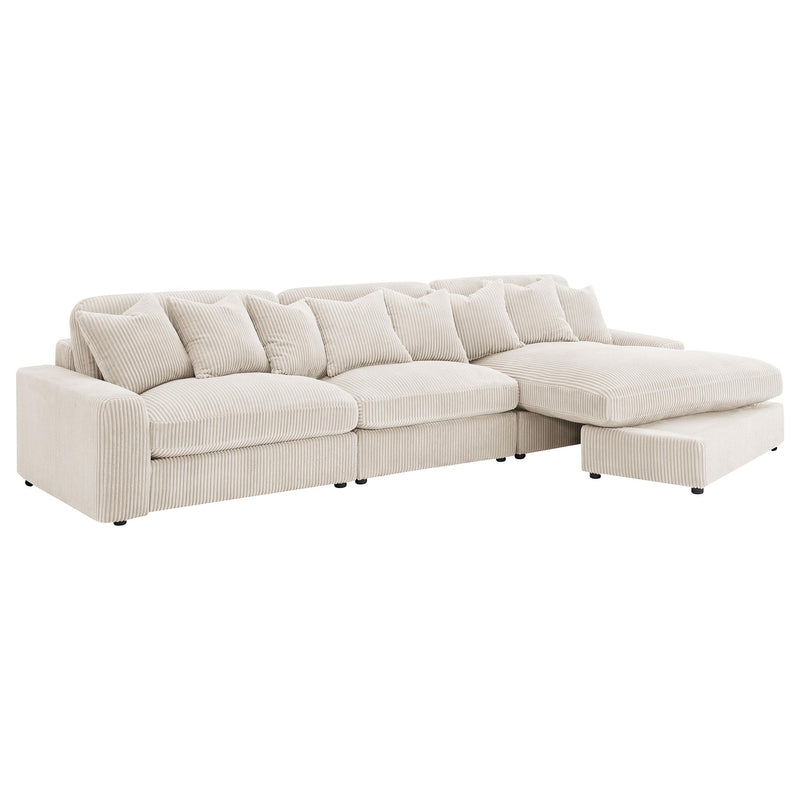 Blaine Upholstered Reversible Chaise Sectional Sofa