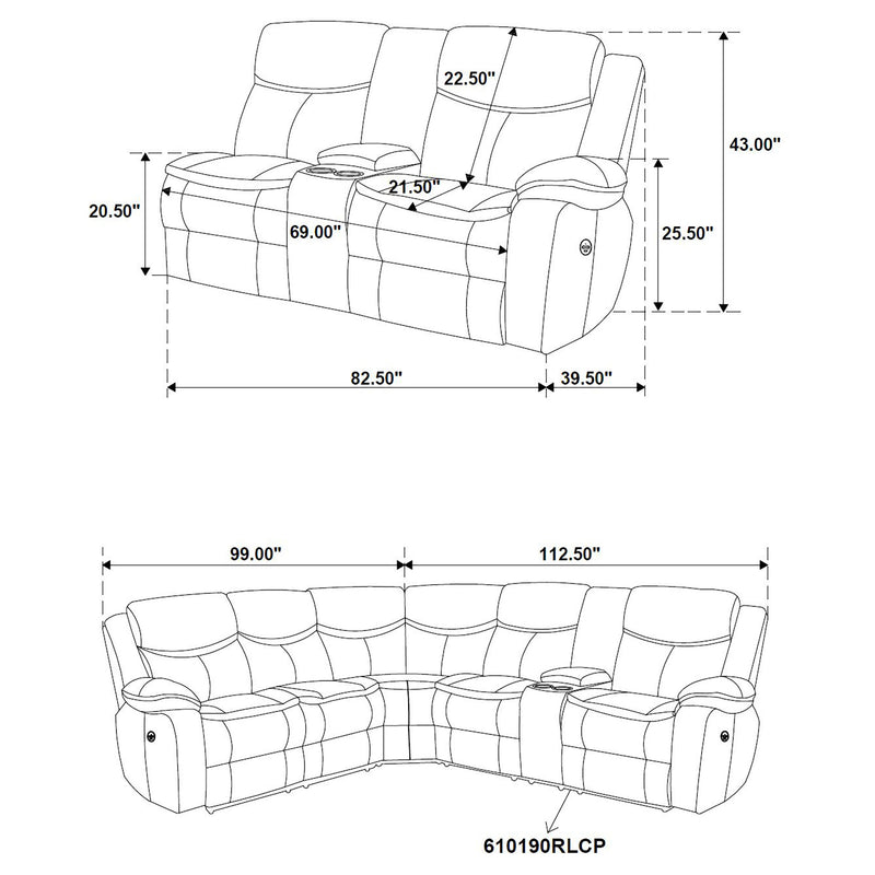 Sycamore Reclining Sectionals