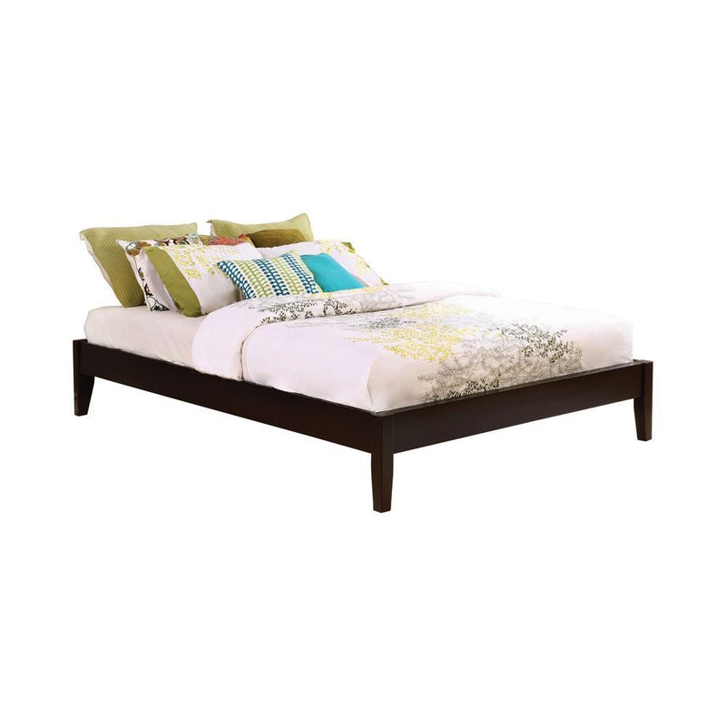 Hounslow California King, E.King, & Queen Universal Platform Bed Cappuccino