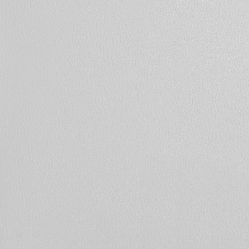 Bowman Round Upholstered Ottoman White