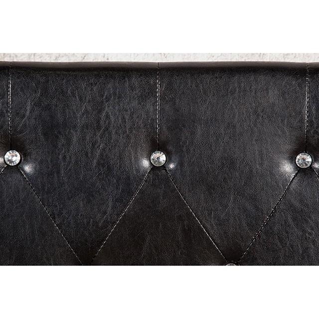 Velen Black Cal.King, E.King, Full, & Twin Bed Black & White