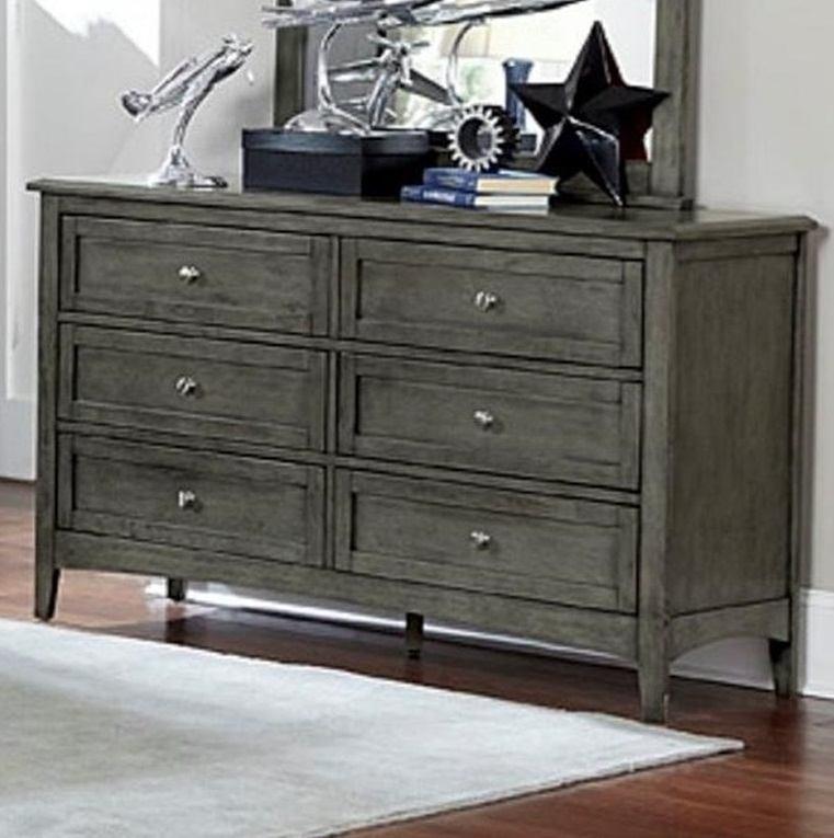 Garcia 6 Drawer Dresser in Gray 2046-5
