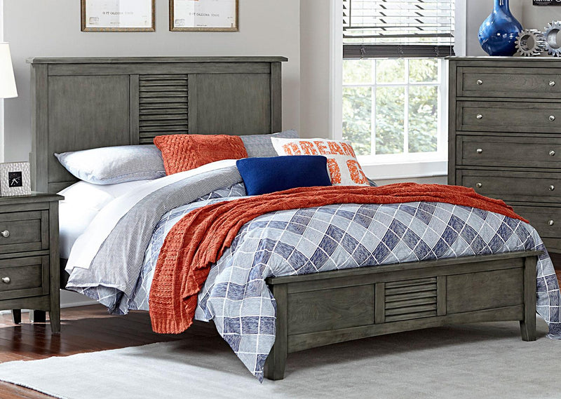 Garcia Full Panel Bed in Gray 2046F-1