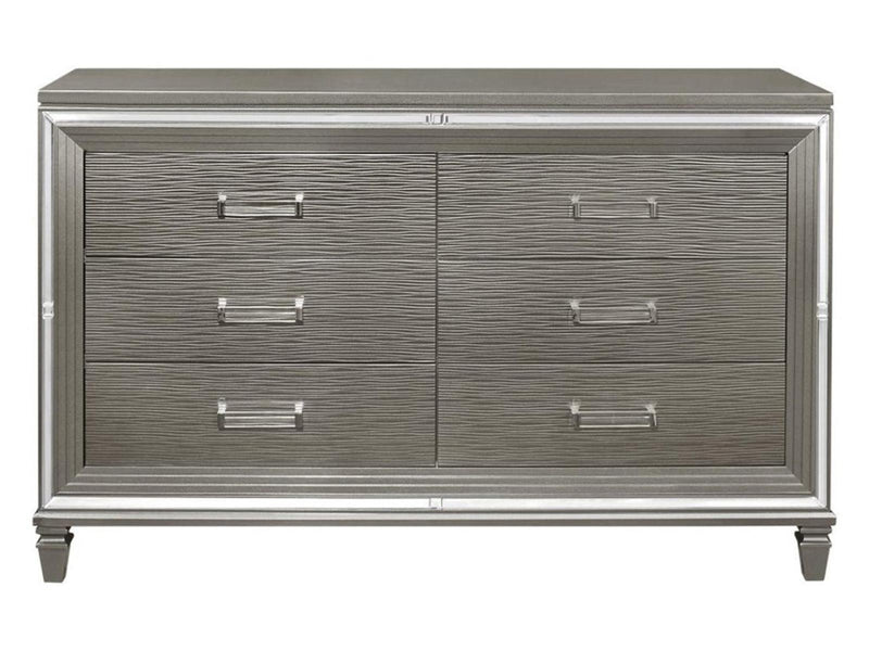 Tamsin Dresser in Silver Grey Metallic 1616-5