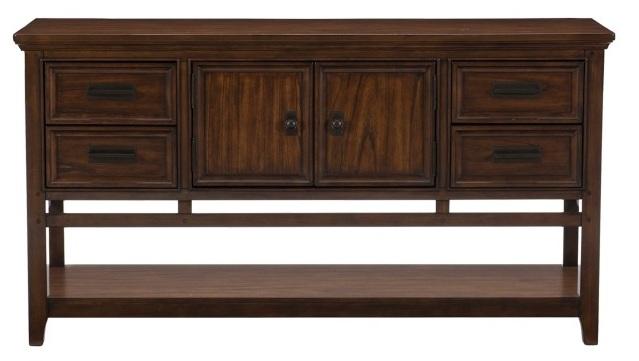 Frazier Park Server in Dark Cherry 1649-40