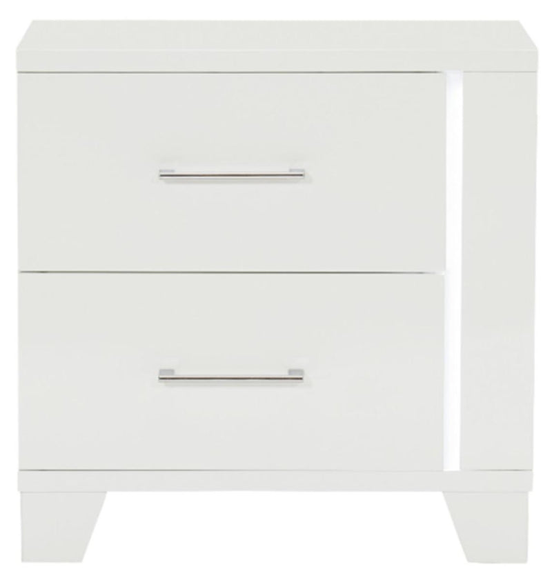 Kerren Nightstand in White 1678W-4