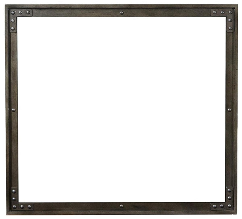 Holverson Mirror in Rustic Brown & Gunmetal 1715-6