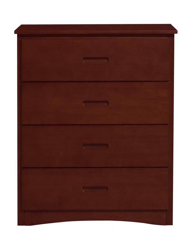Rowe 4 Drawer Chest in Dark Cherry B2013DC-9