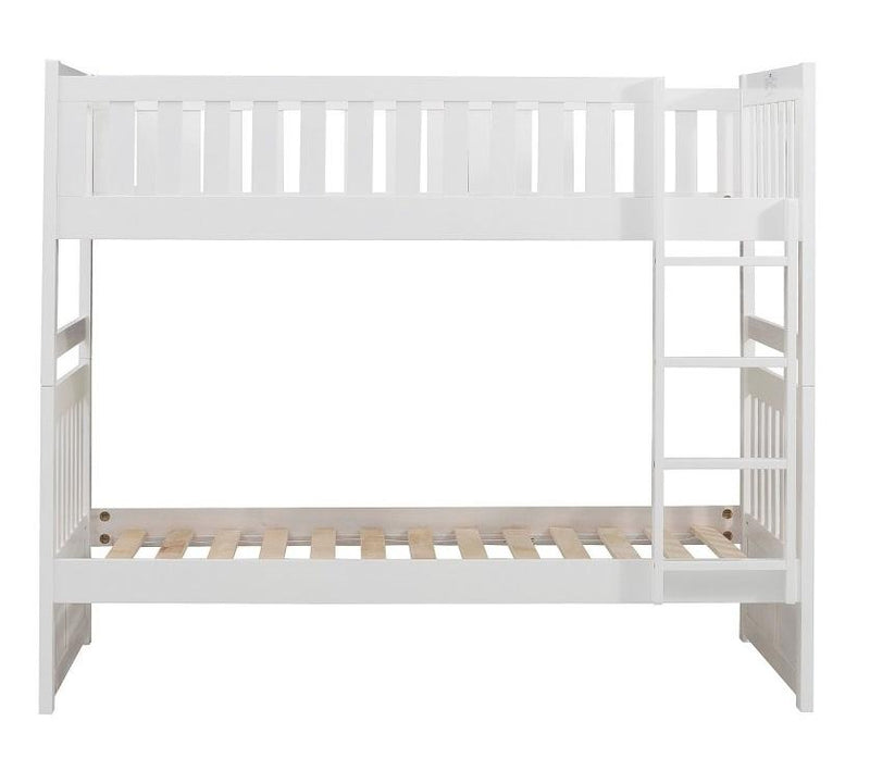 Galen Twin/Twin Bunk Bed in White B2053W-1*