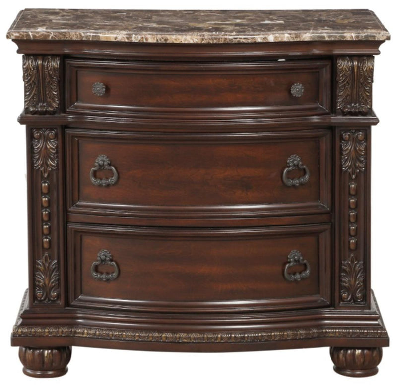 Cavalier Nightstand in Dark Cherry 1757-4