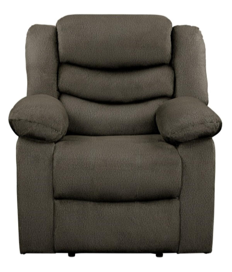 Discus Double Reclining Chair in Brown 9526BR-1