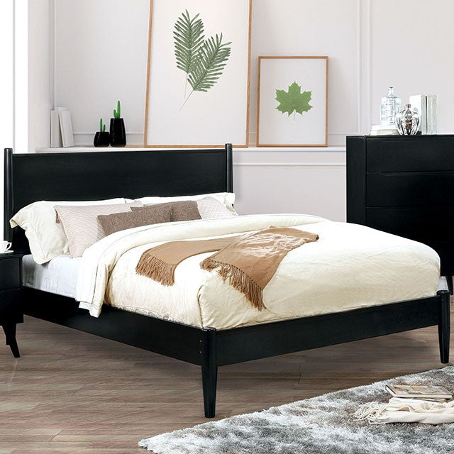 Lennart Bed Oak, Black, Gray, & White