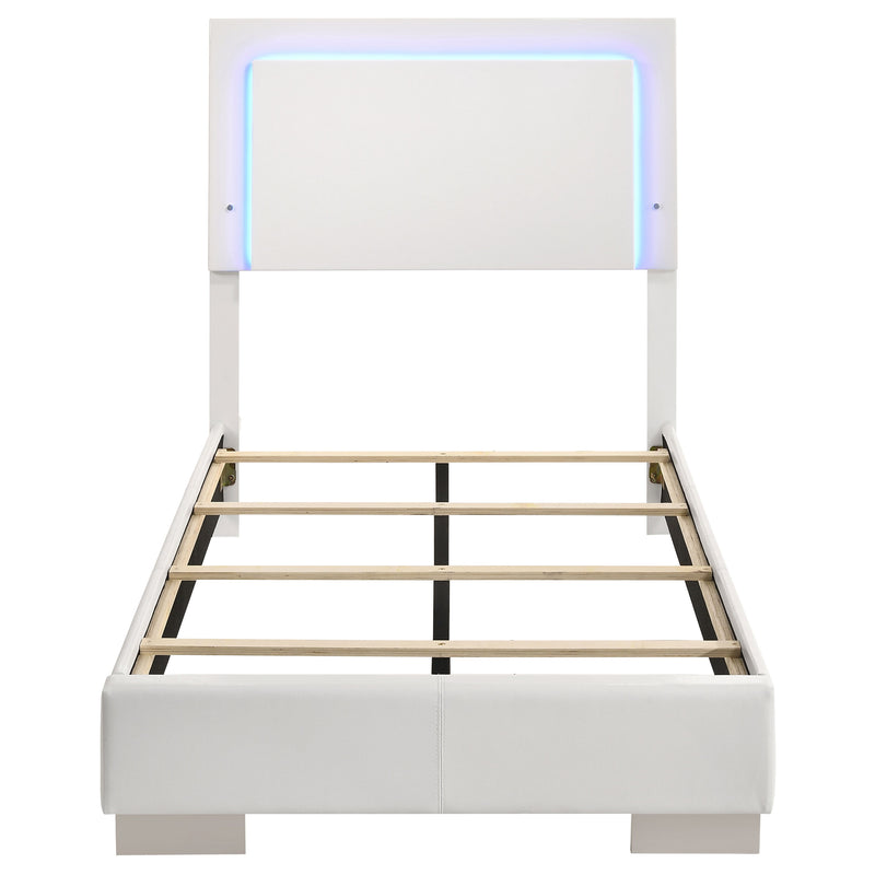 Felicity Panel Bed with LED Lighting