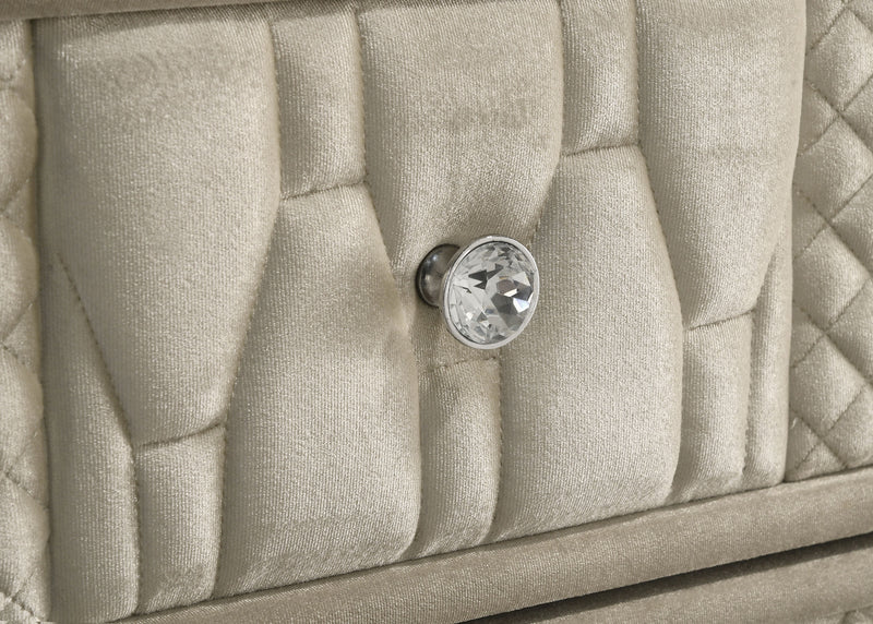 Lorient LED Dresser with LED Mirror and Flame Visualizer