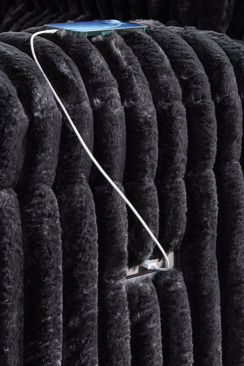 Rhine Falls Power Reclining Sofa with Drop Down Table