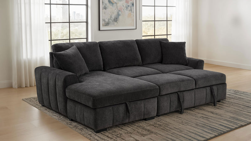 Pastrana Pull-Out Sleeper Sectional Sofa