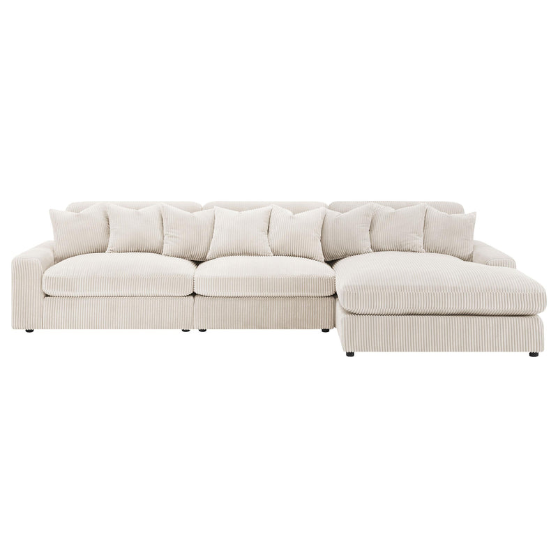 Blaine Upholstered Reversible Chaise Sectional Sofa