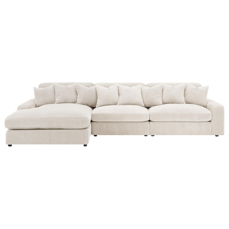 Blaine Upholstered Reversible Chaise Sectional Sofa