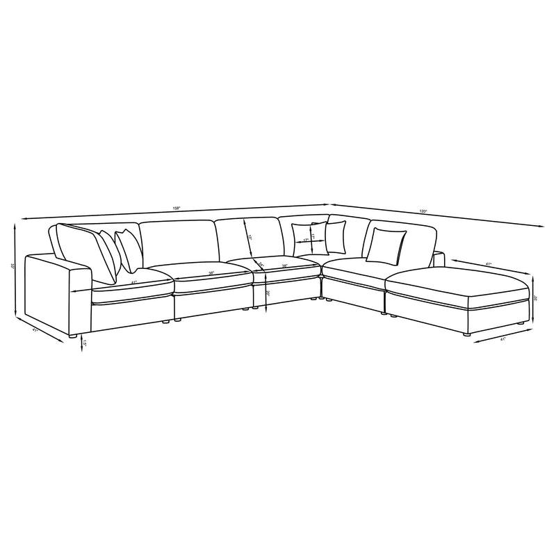 Serene Modular Sectionals sofa sets