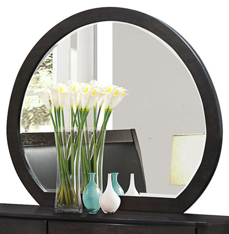 Lyric Mirror in Brownish Gray 1737NGY-6