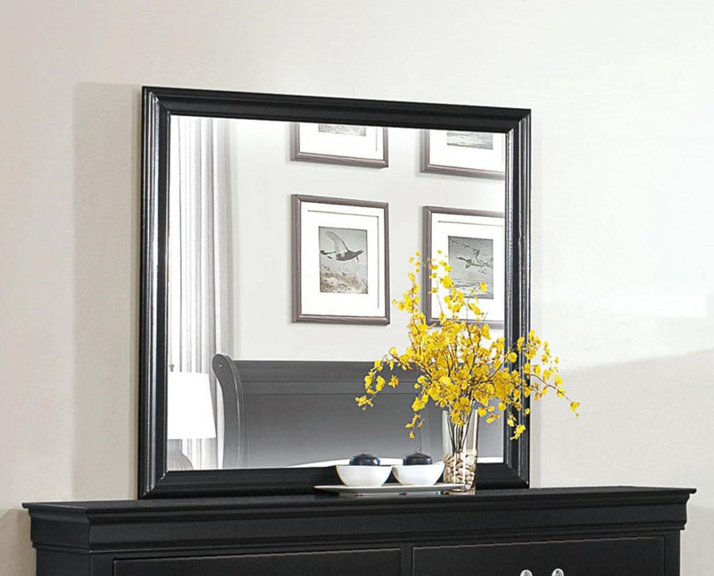 Mayville Mirror in Black 2147BK-6