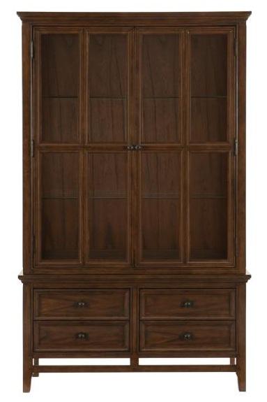Frazier Park Buffet and Hutch in Dark Cherry 1649-50*