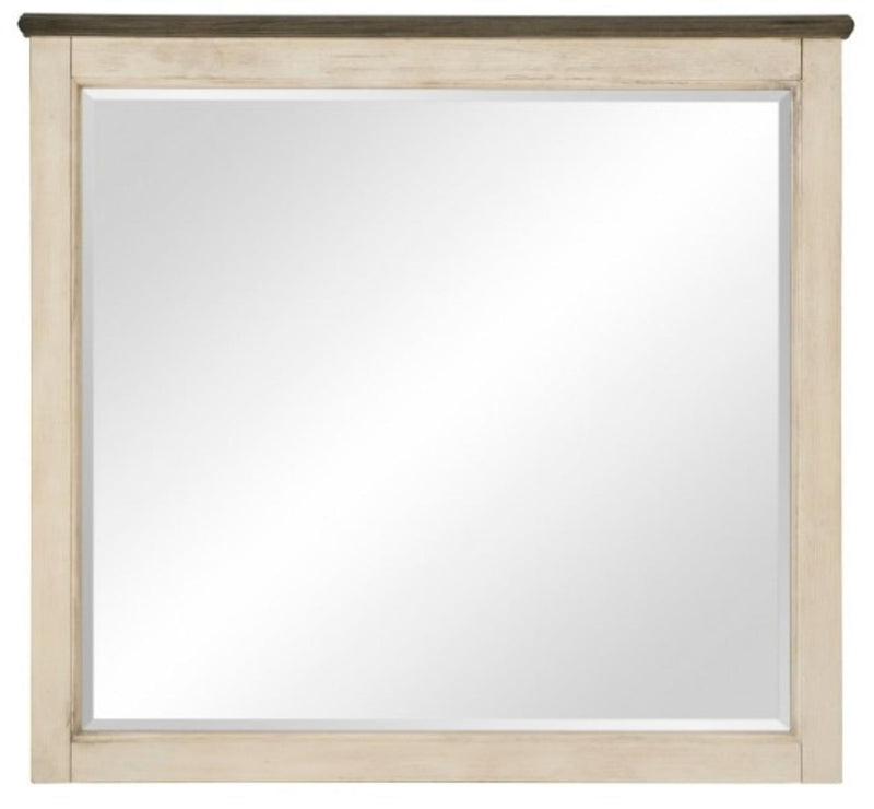 Weaver Mirror in Antique white 1626-6