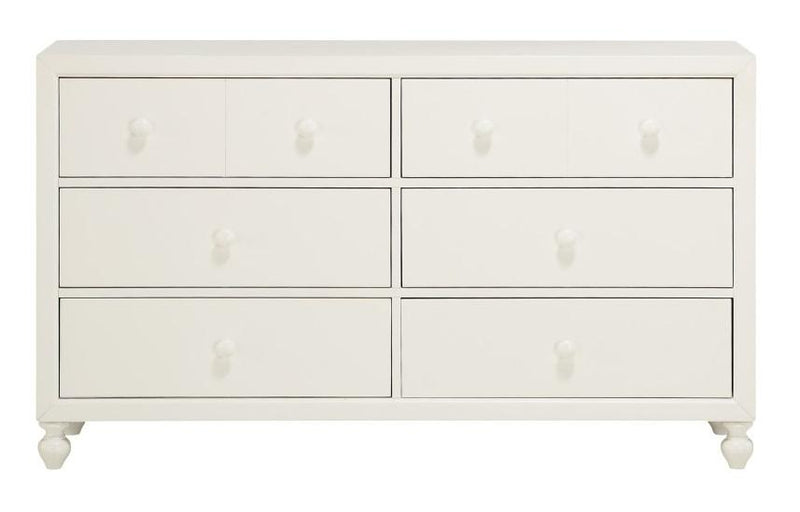 Wellsummer 6 Drawer Dresser in White 1803W-5