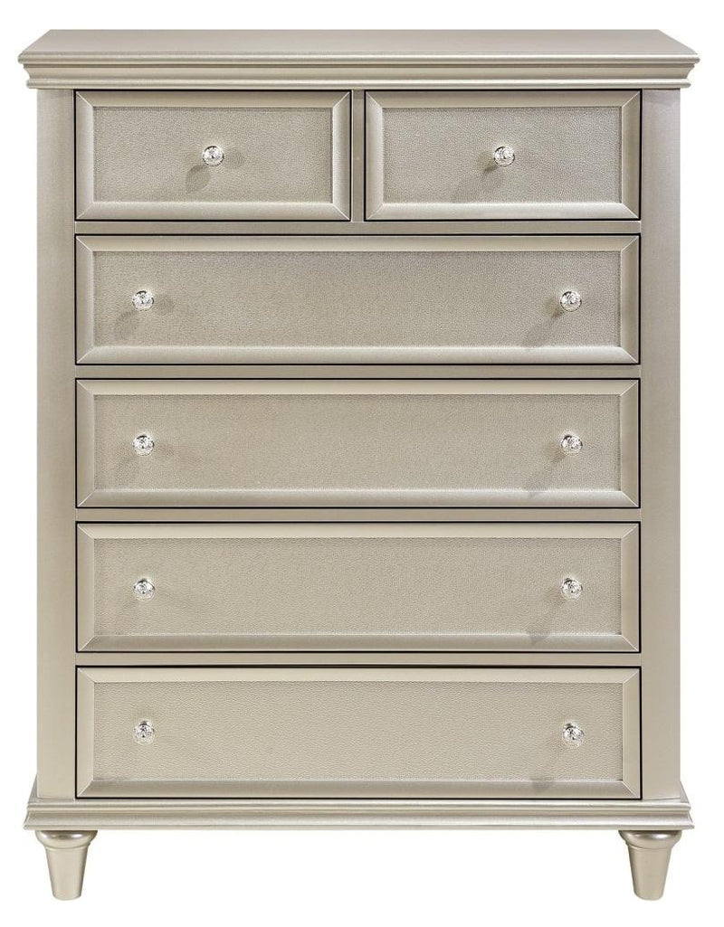 Celandine 6 Drawer Chest in Silver 1928-9