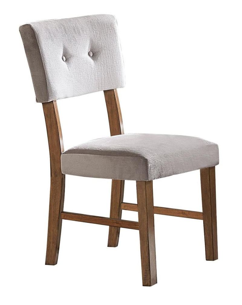 Edam Side Chair in Light Oak (Set of 2)
