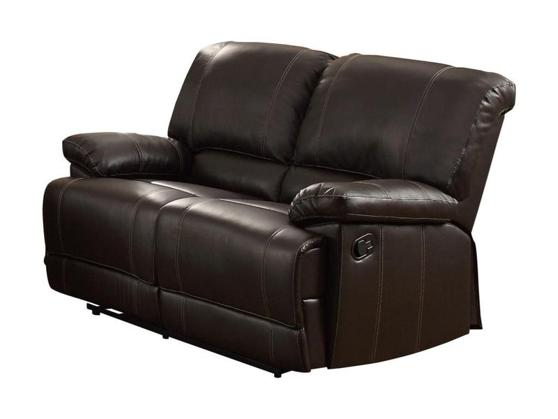 Cassville Double Reclining Loveseat in Dark Brown 8403-2