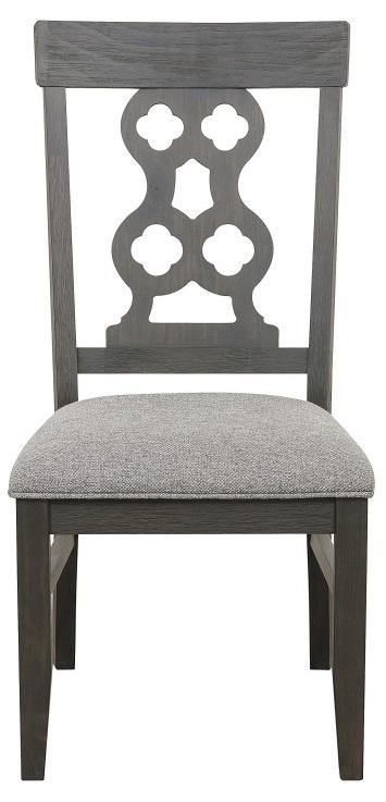 Arasina Side Chair in Dark Pewter (Set of 2)