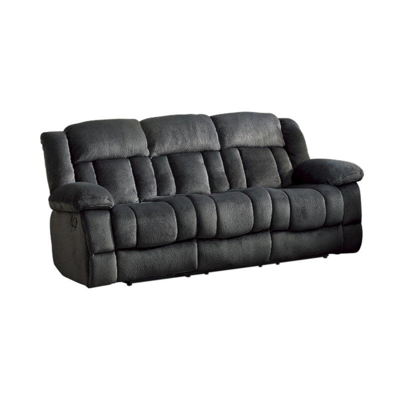 Laurelton Double Reclining Sofa in Charcoal 9636CC-3