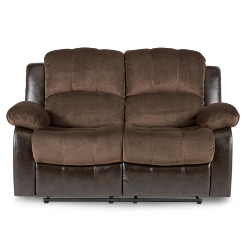 Granley Double Reclining Loveseat in Chocolate 9700FCP-2