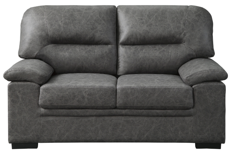 Michigan Loveseat in Dark Gray 9407DG-2