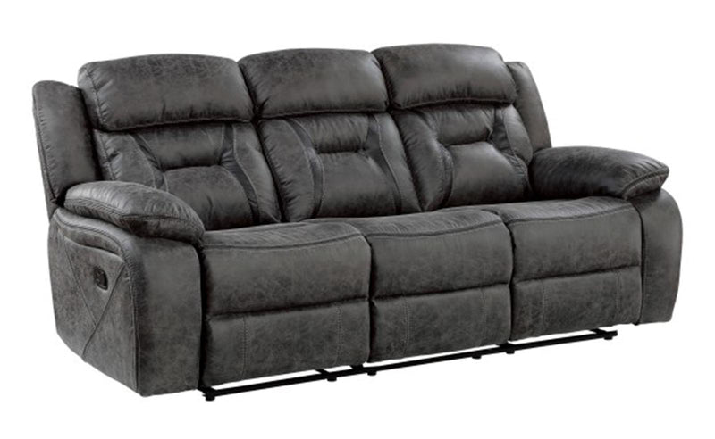 Madrona Hill Double Reclining Sofa in Gray 9989GY-3