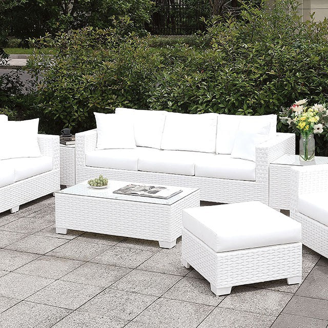 Aluminum Faux Rattan Polyester Canvas