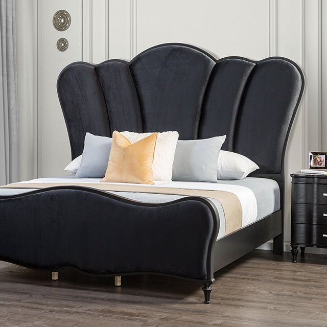 Melodi Parc Bed Black & Silver